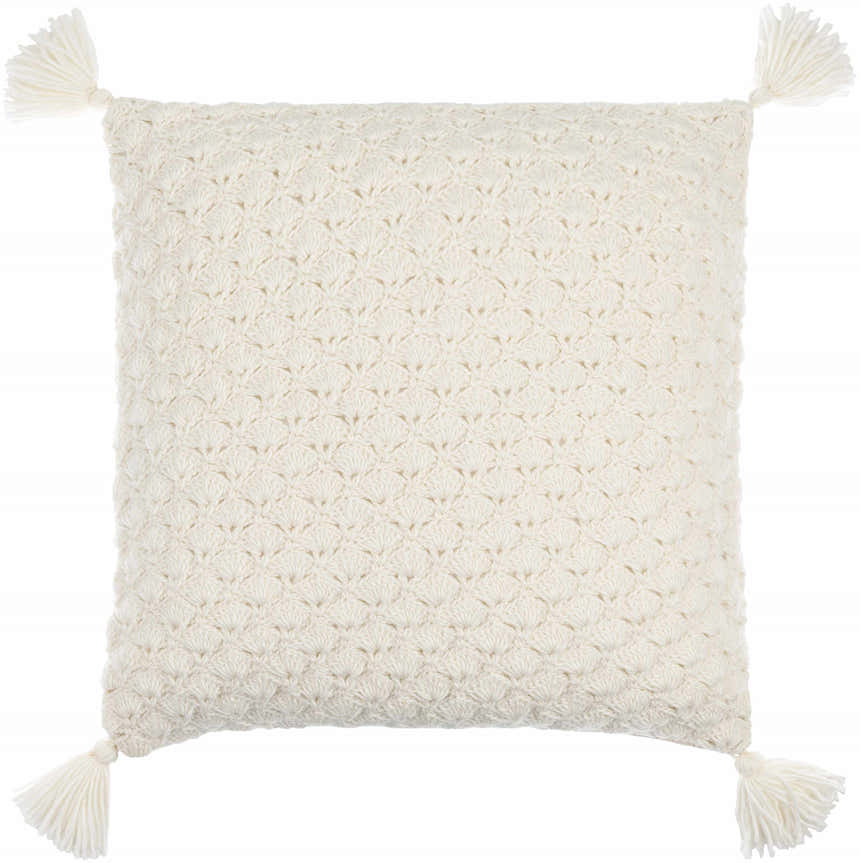 Magan Cream Throw Pillow