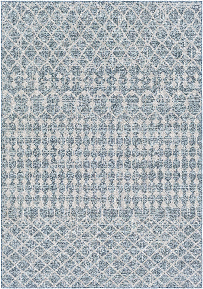 Blue Ivory Summit Indoor & Outdoor Area Rug - Clearance