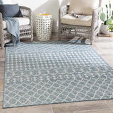 Blue Ivory Summit Indoor & Outdoor Area Rug - Clearance