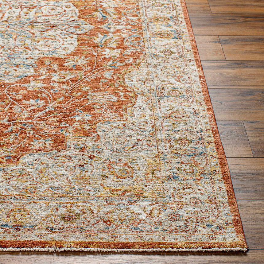 Aman Rust Area Rug - Clearance