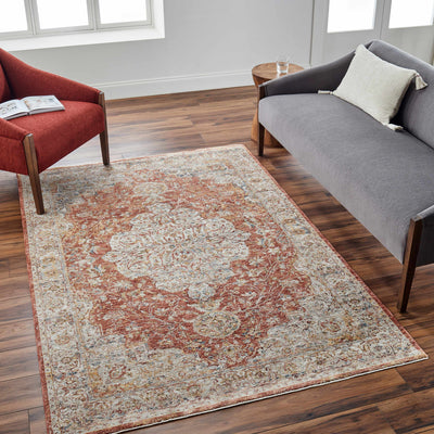 Aman Rust Area Rug