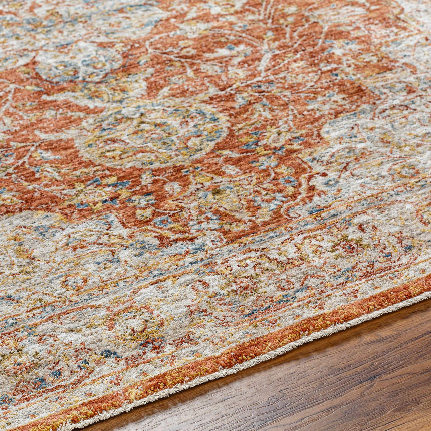 Aman Rust Area Rug - Clearance