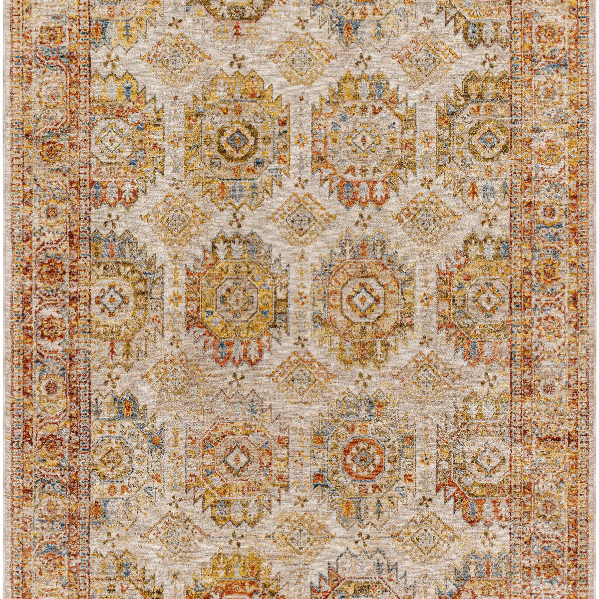 Crescentia Cream Textured Rug with Fringes – Boutique Rugs