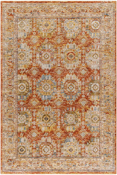 Crescentia Rust Area Rug