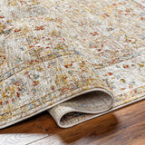 Duong Beige Textured Rug with Fringes