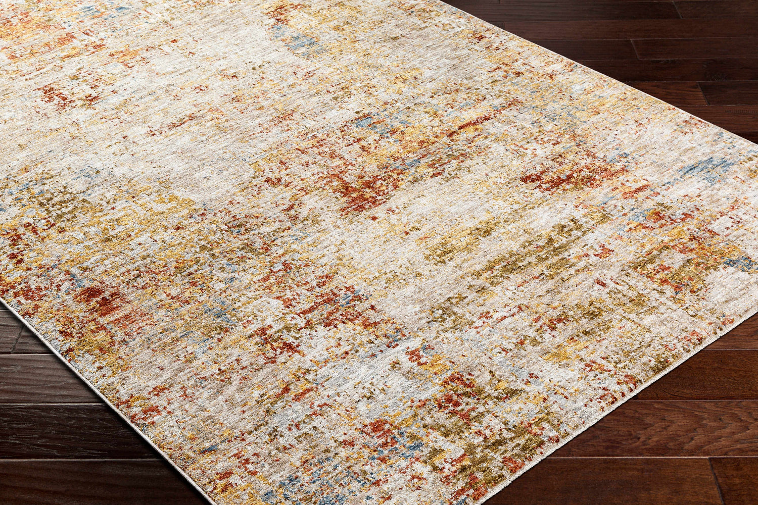 Eula Textured Rug with Fringes