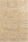 Close-up of the tan Jehan Area Rug, featuring a subtle traditional pattern and textured weave. Design-Rectangle-6796