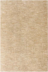 Close-up of the Kahua Tan Area Rug showing its subtle texture and neutral tan color. Farmhouse style rug. Design-Rectangle-6796