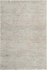Close-up of the light gray and natural gray textured Levon Area Rug. Machine woven polyester rug. Design-Rectangle-6796