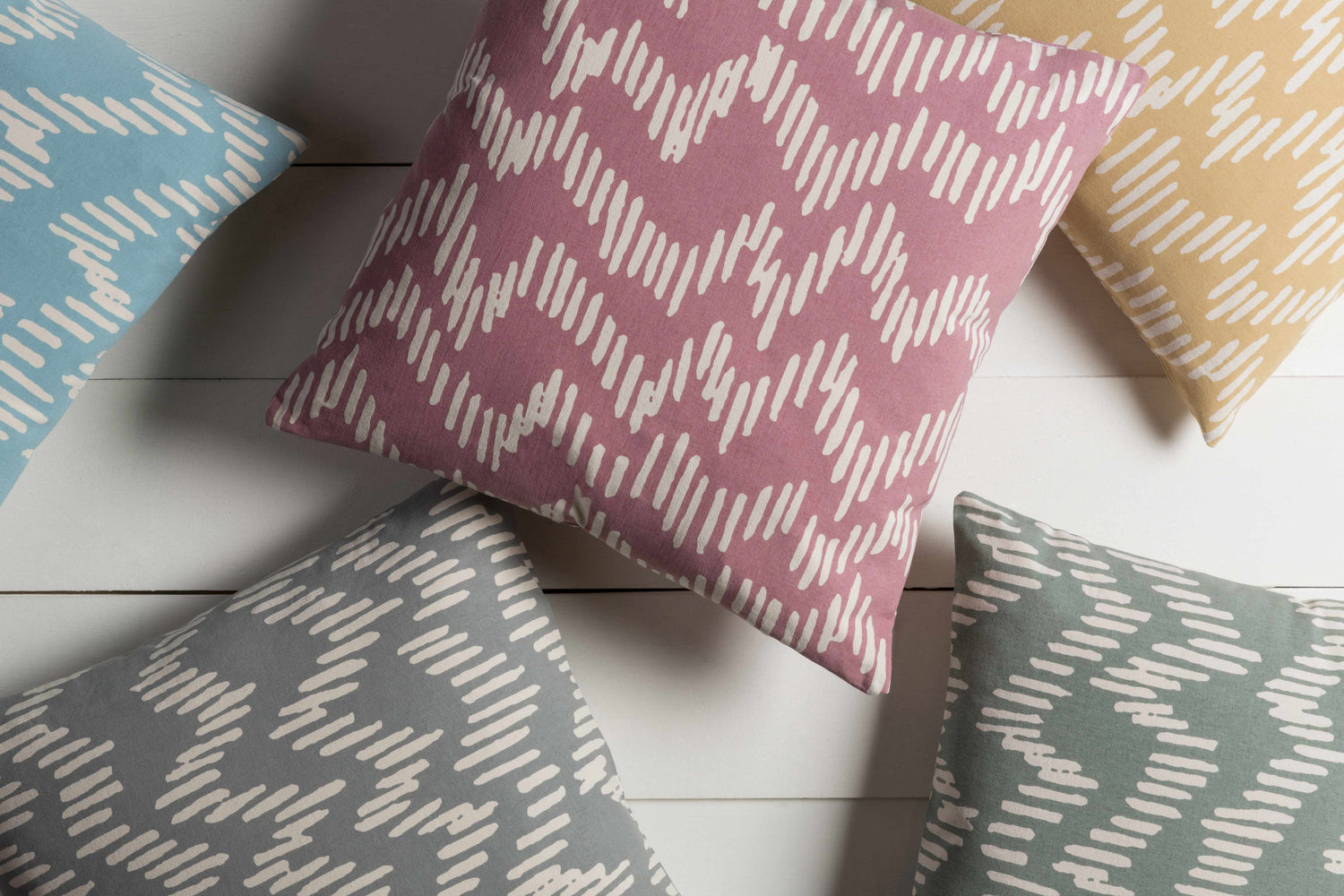 Gillette Chevron Waves Accent Pillow - Clearance
