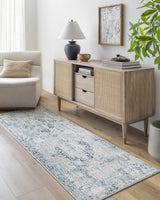 Jemma Blue Medallion Area Rug - Clearance