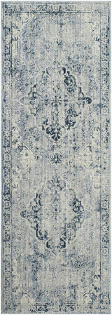 Jemma Blue Medallion Area Rug - Clearance
