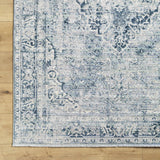 Jemma Blue Medallion Area Rug - Clearance