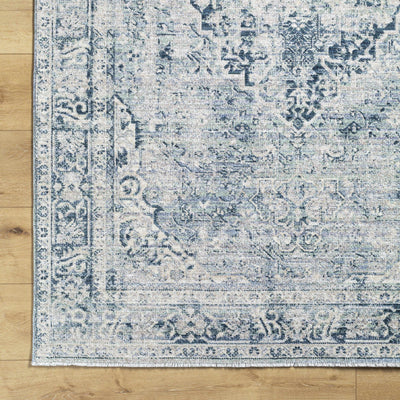 Jemma Blue Medallion Area Rug