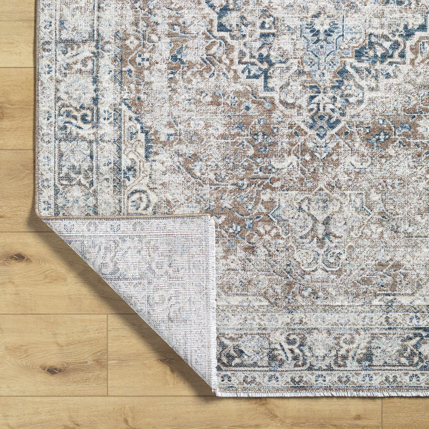 Jemma Brown Medallion Area Rug - Clearance