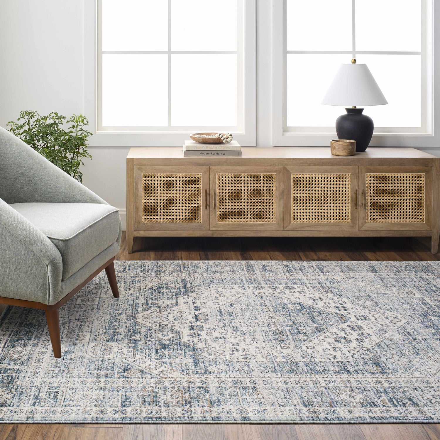 Kalei Blue Area Rug - Clearance