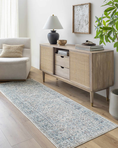 Kalei Beige & Blue Area Rug