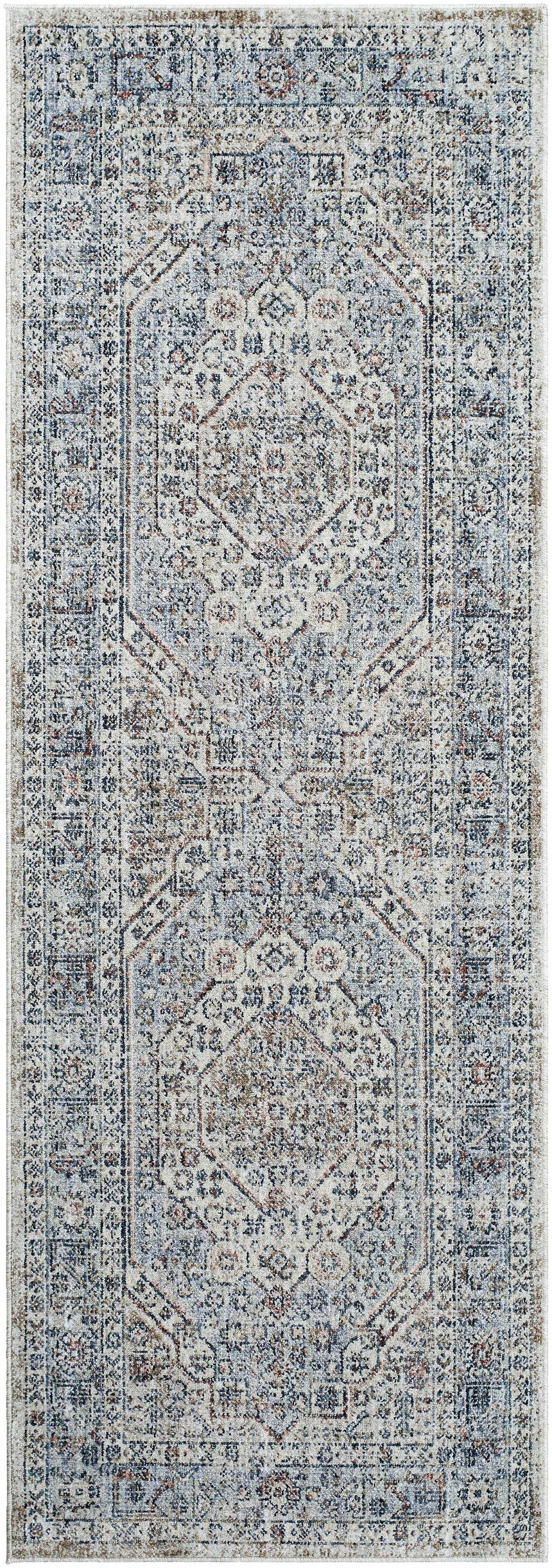 Kalei Beige & Blue Area Rug - Clearance