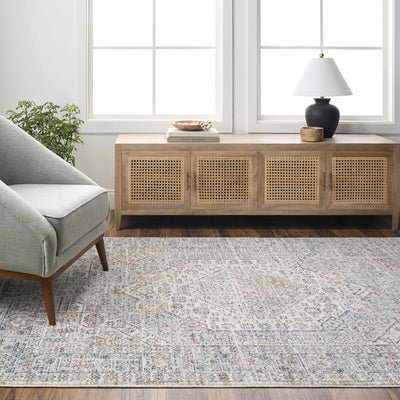 Kalei Beige & Blue Area Rug