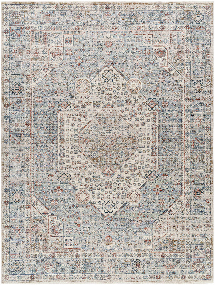 Kalei Beige & Blue Area Rug - Clearance