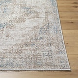 Kosta Beige & Blue Medallion Area Rug - Clearance