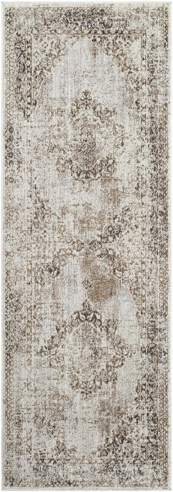 Kosta Beige Medallion Area Rug