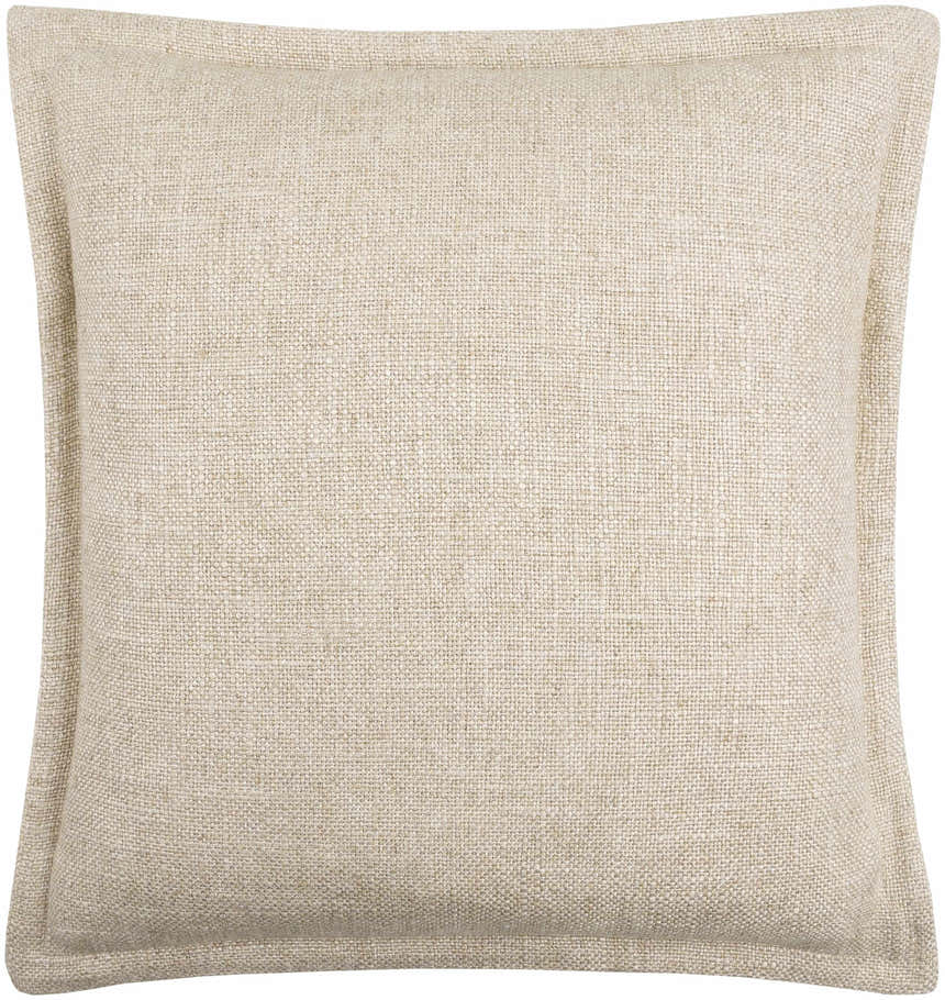 Shada Beige Throw Pillow - Clearance