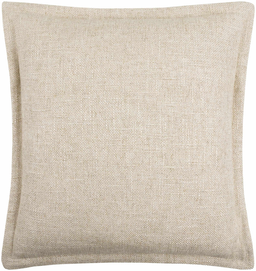 Shada Beige Throw Pillow