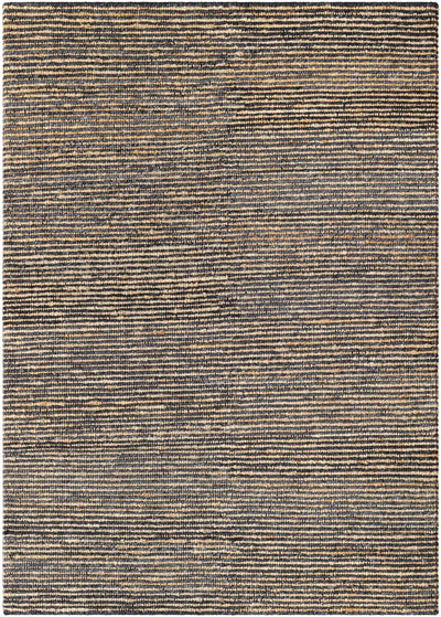 Merel Charcoal & Beige Hand Woven Area Rug