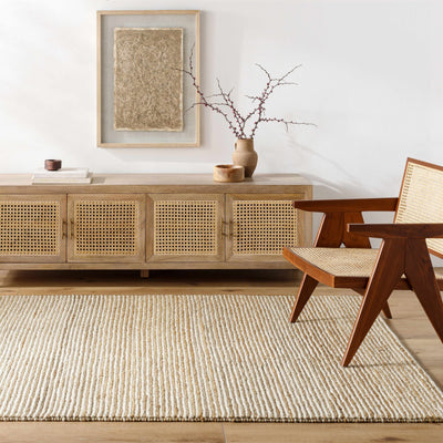 Merel Light & Beige Hand Woven Area Rug