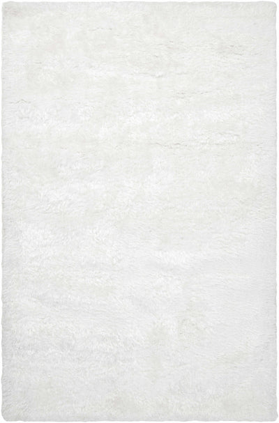 Sandbach Solid White Shag Rug