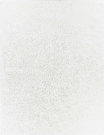 Sandbach Solid White Shag Rug