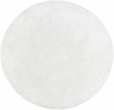 Sandbach Solid White Shag Rug