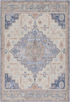 Beige Blue Sandwick Area Rug - Clearance