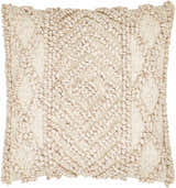 Lindy Pale Pink Throw Pillow