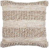 Lilia Beige Outdoor Throw Pillow - Clearance