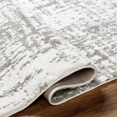 Kanon Gray Abstract Area Rug