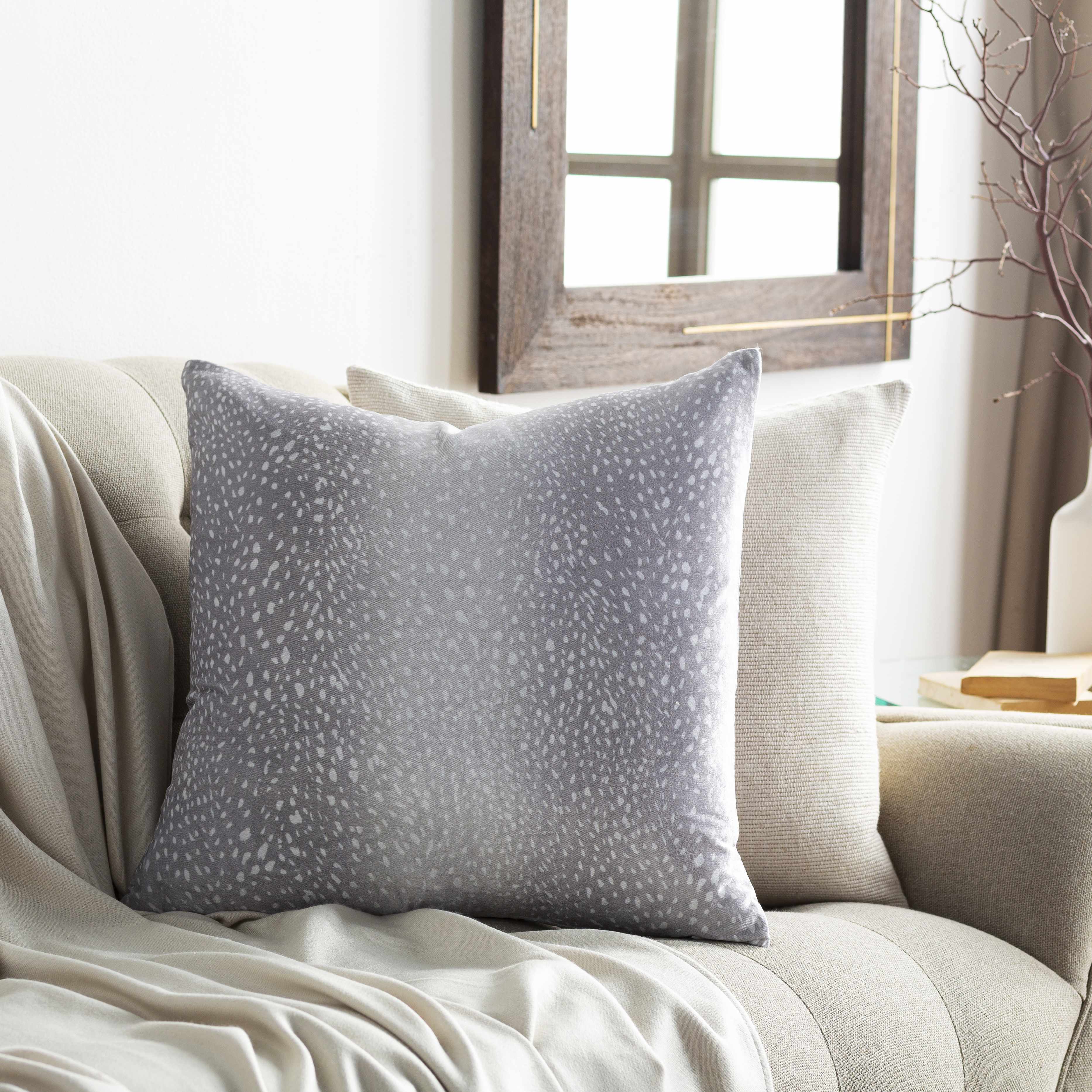 Reverse side of Soma Pillow Cover, focusing on underside structure and material.Contemporary Throw PillowsBacking  