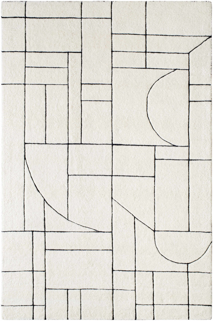 Fusao Rose Cream Area Rug - Clearance