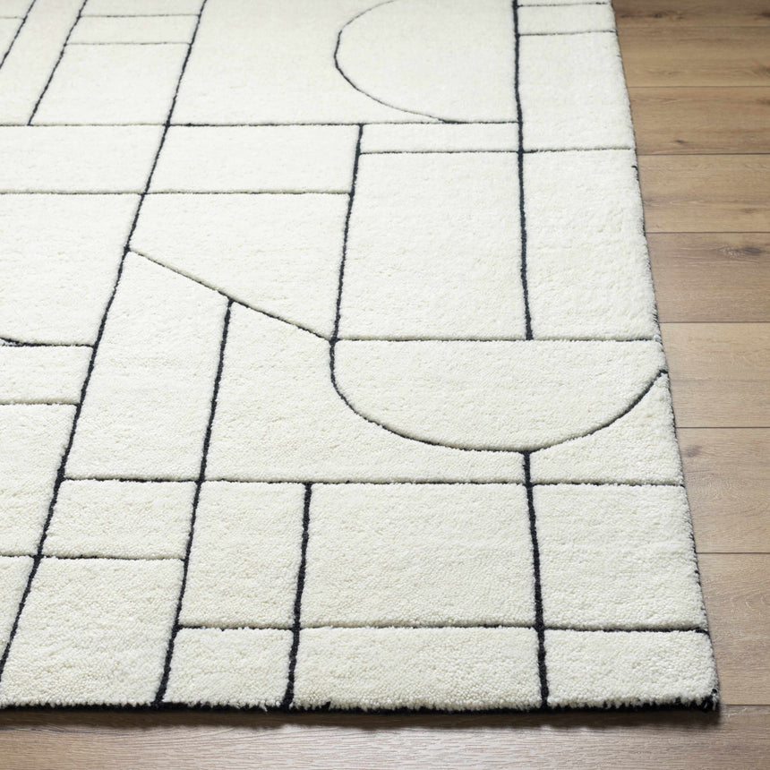 Fusao Rose Cream Area Rug - Clearance