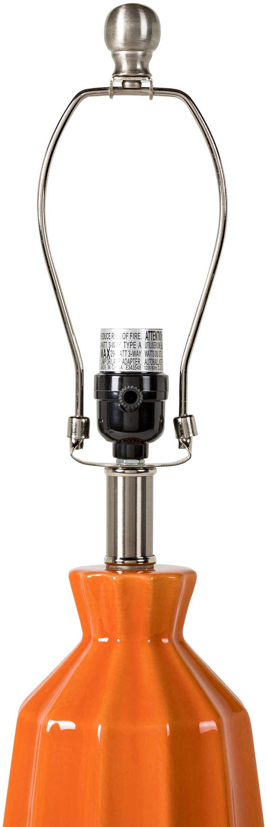 Schlettau Orange Table Lamp