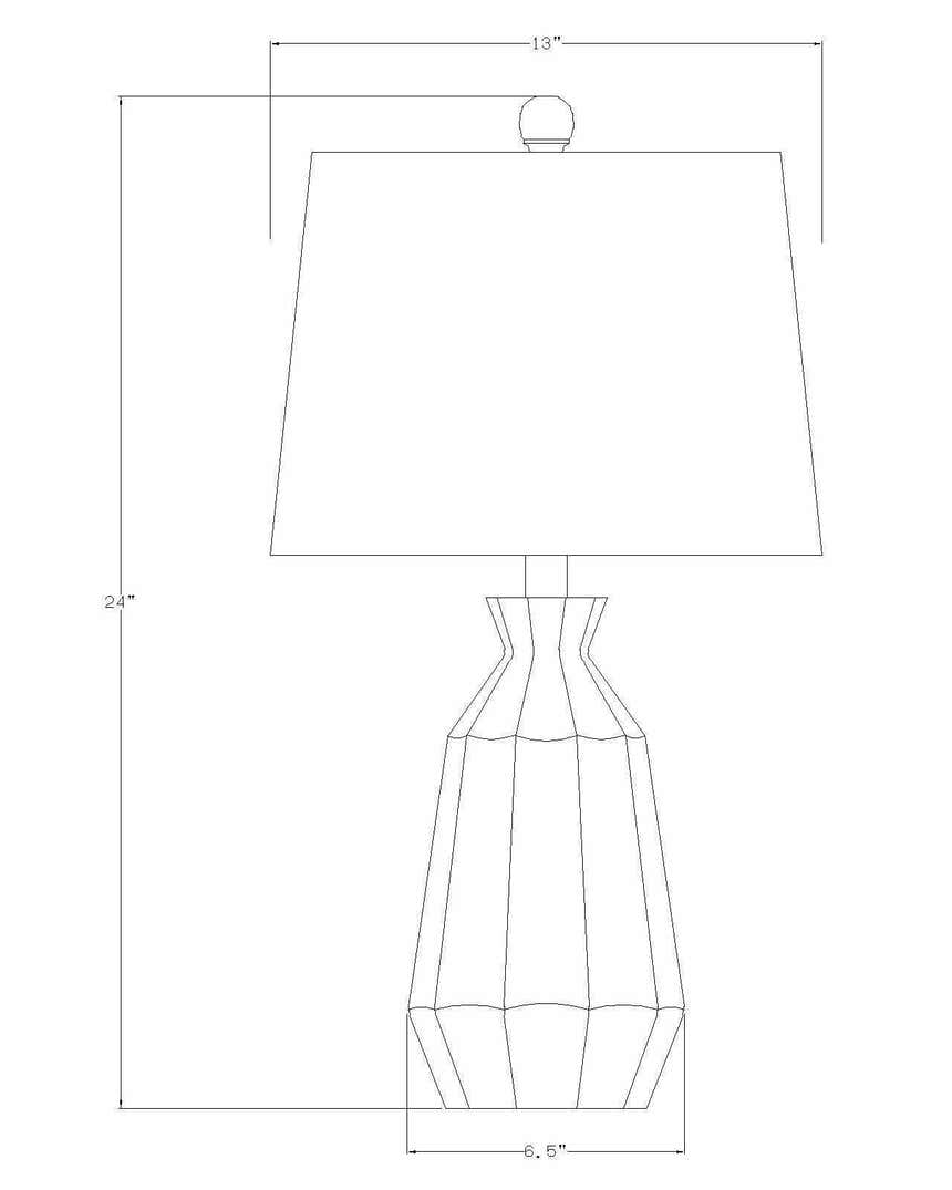 Schlettau Green Table Lamp - Clearance