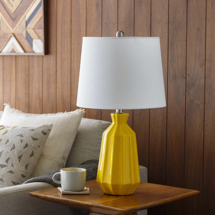 Schlettau Yellow Table Lamp