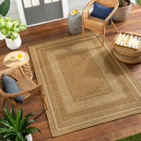 Chael Flatweave Faux Jute Rug