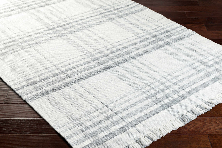 Inara Gray Plaid Area Rug