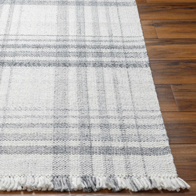 Inara Gray Plaid Area Rug