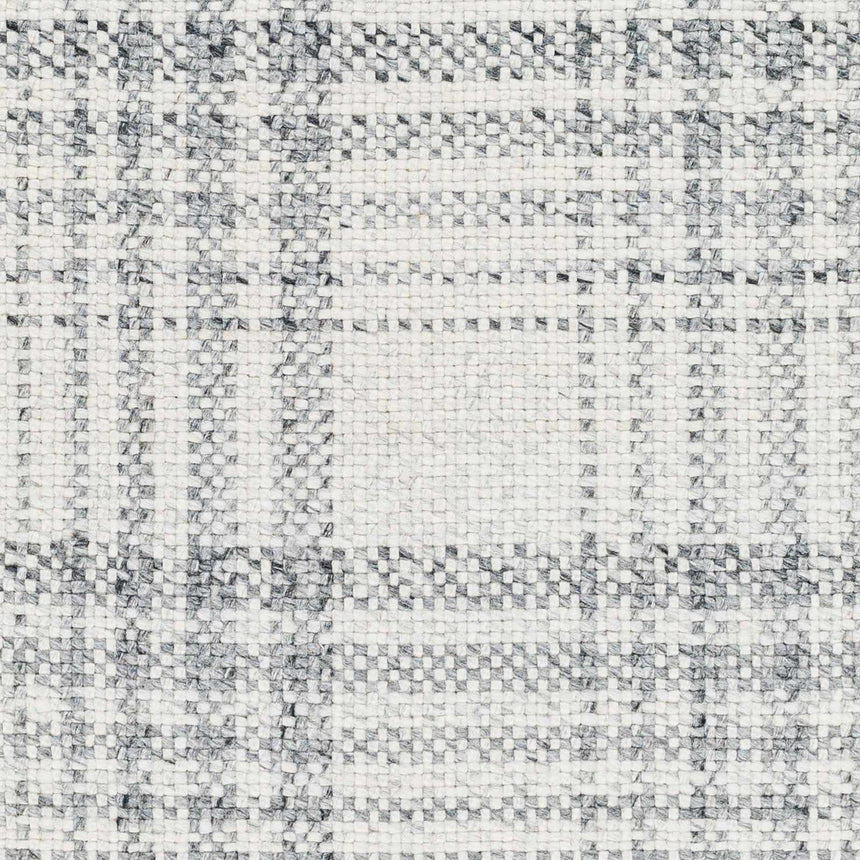 Inara Gray Plaid Area Rug