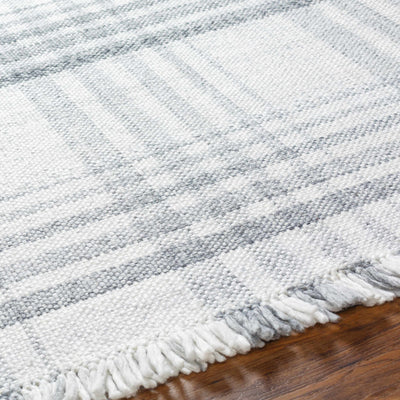 Inara Gray Plaid Area Rug