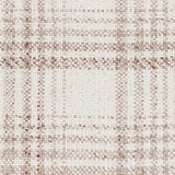 Inara Light Brown Plaid Hand Woven Area Rug
