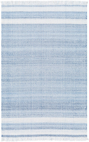 Loic Silver Blue Area Rug